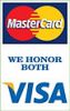 Extra Small V/MC Decal 10-Pak - Visa MasterCard decals and signs - DECALS and SIGNS